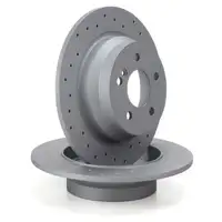 Zimmermann SPORT Bremsscheiben + Bremsbel&auml;ge + Sensor f&uuml;r MERCEDES W211 W212 C218 hinten