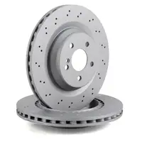 ZIMMERMANN Bremsscheiben Satz f&uuml;r MERCEDES SL R230 600 55/63/65AMG hinten 2304231612