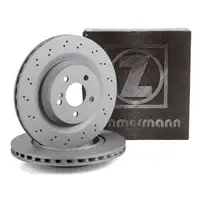 ZIMMERMANN Bremsscheiben Satz f&uuml;r MERCEDES SL R230 600 55/63/65AMG hinten 2304231612
