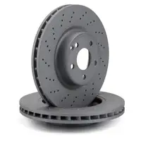 ZIMMERMANN Bremsscheiben + Bel&auml;ge + Wako f&uuml;r MERCEDES W211 S211 R230 vorne