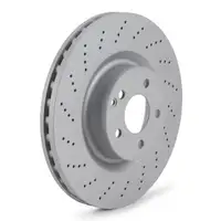 ZIMMERMANN Bremsscheiben + Bel&auml;ge + Wako f&uuml;r MERCEDES E-Klasse W212 S212 E400 E500 vorne