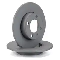 ZIMMERMANN Bremsscheiben + Bremsbel&auml;ge f&uuml;r VW Polo 86c 1.0/1.3 Cat 1.4 D SEAT 2 vorne