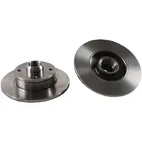ZIMMERMANN Bremsscheiben + Beläge VW Golf 2 1.8 GTI 3 Passat B2 B3 B4 mit ABS hinten