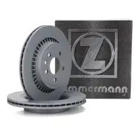 ZIMMERMANN Bremsscheiben Satz f&uuml;r VOLVO XC60 156 2008-2017 hinten