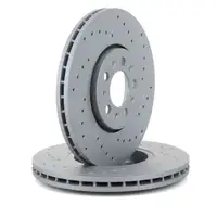 Zimmermann SPORT Bremsscheiben Satz f&uuml;r Audi A1 A3 VW Bora Golf IV Polo vorne