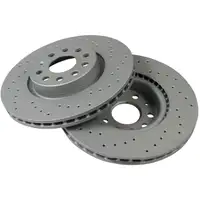Zimmermann SPORT Bremsscheiben + Bremsbel&auml;ge f&uuml;r VW Golf 7 Passat B8 Caddy 4 vorne