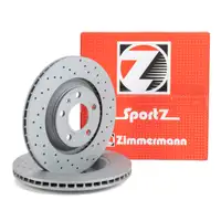 Zimmermann SPORT Bremsscheiben Satz f&uuml;r AUDI S4 8E B6 B7 1KE/S4 hinten