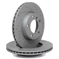 Zimmermann SPORT Bremsscheiben + Bel&auml;ge + Wako f&uuml;r BMW 3er E36 318-328i 325td/tds Z3 vorne