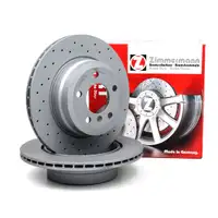 Zimmermann SPORT Bremsscheiben Satz f&uuml;r BMW X5 E70 F15 X6 E71 E72 hinten