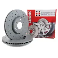 ZIMMERMANN SPORT Bremsscheiben Satz f&uuml;r HYUNDAI i40 ix35 SONATA TUCSON vorne