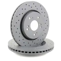 Zimmermann SPORT Bremsscheiben f&uuml;r Honda CR-V 2.0 2.4 IV 2.2 i-DTEC 4WD vorne