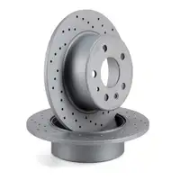 Zimmermann SPORT Brake Disc Set for Mercedes-Benz W114, W115, W123, W108, W109, and W116 (Rear)