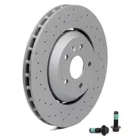 Zimmermann FORMULA Z Bremsscheiben + BREMBO Bel&auml;ge f&uuml;r OPEL Insignia A 2.8 Turbo OPC vorne