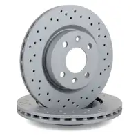 Zimmermann SPORT Bremsscheiben Satz f&uuml;r RENAULT Clio 1 2 Megane 1 Twingo 1 2 vorne