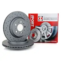 Zimmermann SPORT brake discs for Volvo XC90 I 2.5T, 3.2AWD, T6, V8, D3, D5 (Rear)