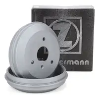 ZIMMERMANN Bremstrommeln Satz f&uuml;r SMART City-Coupe ForTwo Cabrio Coupe 450 451 hinten