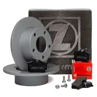 ZIMMERMANN Bremsscheiben + Bel&auml;ge f&uuml;r AUDI A6 C5 SKODA Superb 1 VW Passat B5 hinten