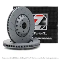 Zimmermann FORMULA Z Bremsscheiben Satz f&uuml;r BMW 3er E46 M3/CSL Z4M 343/360 PS vorne