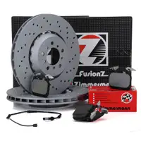 Zimmermann FORMULA Z Bremsscheiben + Bel&auml;ge + Wako f&uuml;r BMW F87 M2 F80 M3 F82 F83 M4 vorne