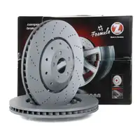 Zimmermann FORMULA Z Bremsscheiben Satz f&uuml;r AUDI RS6 4F C6 580 PS PR-1LM vorne