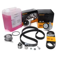 CONTI Zahnriemensatz Wapu Keilrippenriemen 5L ORIGINAL Frostschutz f&uuml;r VW 1.6/2.0TDI