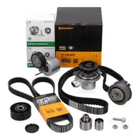 CONTI Zahnriemensatz + Wasserpumpe + Keilriemen f&uuml;r VW Multivan Transporter T6 2.0 TDI