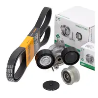 CONTI 6PK1698 Keilrippenriemen + INA Spanner + Freilauf f&uuml;r BMW F20 E90 F30 F10 X1 X3 N47
