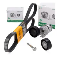 CONTI 6PK1870 Keilrippenriemen + INA Spanner + Rolle f&uuml;r BMW E81-88 E46 E90-93 E60 N40-46