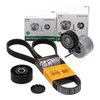 CONTI Keilrippenriemen + INA Spanner + Rolle f&uuml;r VW MULTIVAN TRANSPORTER T6 2.0 TDI