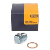 CARIPAR &Ouml;lablassschraube M18x15 + Dichtring f&uuml;r FORD Focus 2 Kuga 1 4 S-Max 2.5 ST/RS