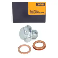 CARIPAR &Ouml;lablassschraube M12x1,25mm + Dichtringe f&uuml;r DACIA MINI NISSAN RENAULT TOYOTA