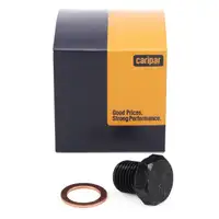 CARIPAR Ölablassschraube M14x15 N90288901 + O-Ring Dichtring N0138157 für AUDI SEAT SKODA