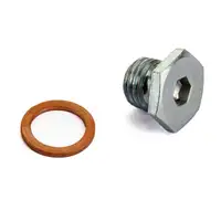 CARIPAR &Ouml;lablassschraube + Dichtring f&uuml;r BMW E81-88 E46 E90-93 E38 E31 X1 E84 11137568309