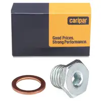 CARIPAR &Ouml;lablassschraube + Dichtring f&uuml;r BMW E81-88 E46 E90-93 E38 E31 X1 E84 11137568309