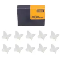 10x CARIPAR Clips Befestigungsclips Verkleidung für MERCEDES 190 W201 W124 0019884981