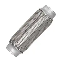 CARIPAR Rohrverbinder Flexrohr Rohr Auspuff INNER BRAID &Oslash; 45,5 mm L&auml;nge 203,2/203 mm