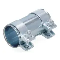 CARIPAR Rohrverbinder Doppelschelle Auspuff &Oslash; 55mm f&uuml;r VW AUDI SEAT SKODA CITROEN mitte