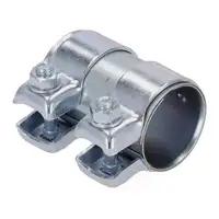 CARIPAR Rohrverbinder Doppelschelle Auspuff Abgasanlage &Oslash; 50 mm x L&auml;nge 90 mm