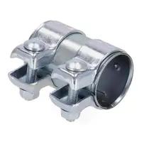 CARIPAR Rohrverbinder Doppelschelle Auspuff Abgasanlage &Oslash; 50 mm x L&auml;nge 90 mm