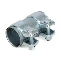 CARIPAR Rohrverbinder Doppelschelle Klemmschelle Auspuff Abgasanlage &Oslash; 40 mm x L&auml;nge 90 mm