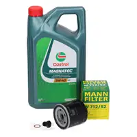 5L CASTROL MAGNATEC 5W-40 DPF Motor&ouml;l + MANN &Ouml;lfilter f&uuml;r VW Golf 3 Lupo Polo Arosa Ibiza