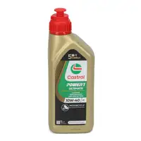 1L 1 Liter CASTROL POWER 1 ULTIMATE 10W-40 4T Motorrad Motor&ouml;l API SN JASO MA-2
