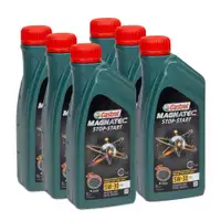 6L 6 Liter CASTROL Magnatec STOP-START Motoröl Öl 5W30 S1 ACEA C2 für FIAT 9.55535-S1