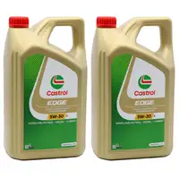 2x 5L = 10L CASTROL EDGE 5W-30 M Motoröl ACEA C3 API SN für BMW Longlife-04 229.31/51/52
