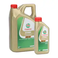 6L 6 Liter CASTROL Edge Motor&ouml;l &Ouml;l 5W-40 ACEA Light Duty C3 API SN/CF f&uuml;r VW 505.00/505.01