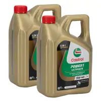 8L 8 Liter CASTROL POWER 1 ULTIMATE 4T 5W40 Motorrad Motor&ouml;l API SN JASO MA-2