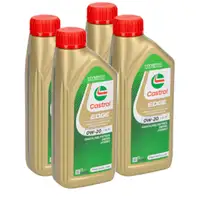 4L 4 Liter CASTROL EDGE 0W-20 LL 4 Motor&ouml;l f&uuml;r MB 229.71/72 PORSCHE C20 VW 508/509.00