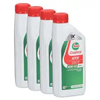 4L CASTROL GTX 10W-40 A3/B4 Motor&ouml;l &Ouml;l f&uuml;r MB 226.5/229.3 RN0700/0710 501.00/505.00