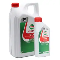 6L CASTROL GTX 10W-40 A3/B4 Motor&ouml;l &Ouml;l f&uuml;r MB 226.5/229.3 RN0700/0710 501.00/505.00