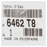 ORIGINAL PSA Heizungsschlauch Schlauch W&auml;rmetauscher C8 Jumpy 2 807 Expert 6462.T8